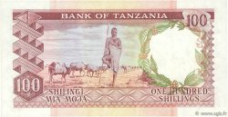 100 Shillings TANZANIA  1966 P.04a XF