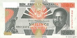 200 Shilingi TANZANIA  1993 P.25b MBC