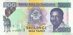 500 Shilingi TANZANIA  1993 P.26b q.SPL