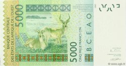 5000 Francs WEST AFRICAN STATES  2005 P.117Ac UNC-