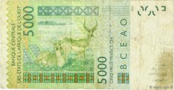 5000 Francs WEST AFRICAN STATES  2006 P.117A(d) F