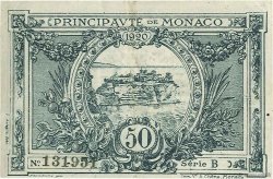 50 Centimes MONACO  1920 P.03a BB