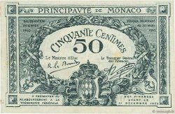 50 Centimes MONACO  1920 P.03a EBC