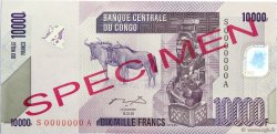 10000 Francs Spécimen REPUBBLICA DEMOCRATICA DEL CONGO  2012 P.103s