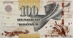100 Kronur ISOLE FAROER  2011 P.30 FDC