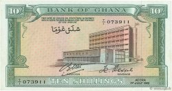 10 Shillings GHANA  1961 P.01b SPL