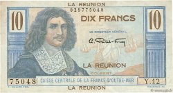 10 Francs Colbert ISLA DE LA REUNIóN  1946 P.42a MBC+