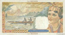 1000 Francs Union Française REUNION ISLAND  1946 P.47a VF