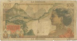 100 Francs La Bourdonnais REUNION INSEL  1960 P.49a GE