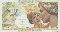 20 NF sur 1000 Francs Union Française ÎLE DE LA RÉUNION  1967 P.55a pr.SPL