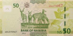 50 Namibia Dollars NAMIBIA  2012 P.13a ST
