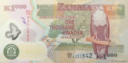 1000 Kwacha  ZAMBIE  2011 P.44h