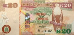 20 Kwacha ZAMBIA  2012 P.52a