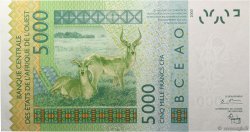 5000 Francs ESTADOS DEL OESTE AFRICANO  2004 P.817Tb FDC