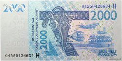 2000 Francs STATI AMERICANI AFRICANI  2004 P.616Hb