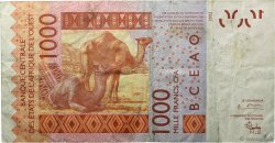 1000 Francs WEST AFRICAN STATES  2003 P.715Ka F
