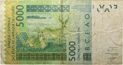 5000 Francs STATI AMERICANI AFRICANI  2005 P.717Kc MB