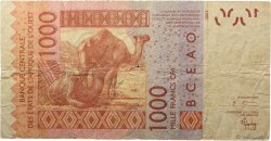 1000 Francs WEST AFRICAN STATES  2004 P.415Db G