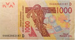 1000 Francs ESTADOS DEL OESTE AFRICANO  2004 P.415Db MBC