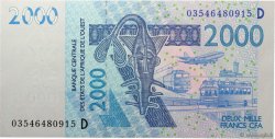 2000 Francs ESTADOS DEL OESTE AFRICANO  2003 P.416Da SC