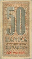 50 Banica CROAZIA  1942 P.06 BB