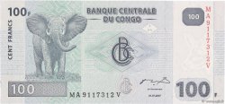 100 Francs REPúBLICA DEMOCRáTICA DEL CONGO  2007 P.098 FDC