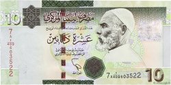 10 Dinars LIBYA  2012 P.New UNC