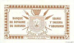 5 Francs BURUNDI  1964 P.08 SC+