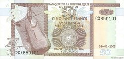 50 Francs BURUNDI  2005 P.36e FDC