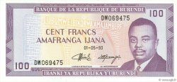 100 Francs BURUNDI  1993 P.29c