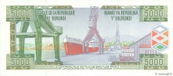 5000 Francs BURUNDI  1999 P.42a AU