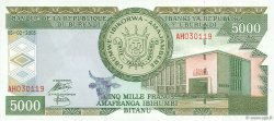 5000 Francs BURUNDI  2005 P.42c AU