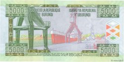 5000 Francs BURUNDI  2008 P.48a UNC