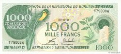 1000 Francs BURUNDI  1991 P.31d UNC