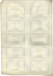 10 Livres Planche FRANCE  1791 Ass.21a XF