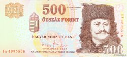 500 Forint HUNGRíA  2007 P.196a FDC