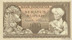100 Rupiah INDONESIA  1952 P.046 XF