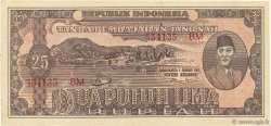 25 Rupiah INDONESIEN  1947 P.023 VZ