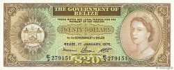20 Dollars BELIZE  1976 P.37c SPL