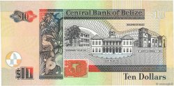 10 Dollars BELIZE  2001 P.62b UNC
