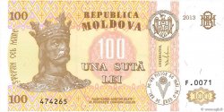 100 Lei MOLDAVIA  2013 P.15c FDC