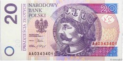 20 Zlotych POLAND  2012 P.184 UNC