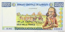 2000 Francs DJIBOUTI  2008 P.43 UNC