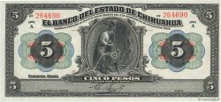 5 Pesos MEXICO  1913 PS.0132a FDC