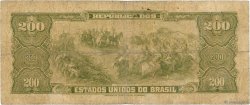 200 Cruzeiros BRASIL  1964 P.171b RC