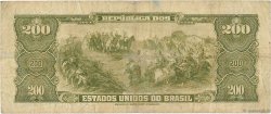 200 Cruzeiros BRASIL  1964 P.171c BC
