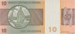 10 Cruzeiros BRAZIL  1980 P.193e UNC-