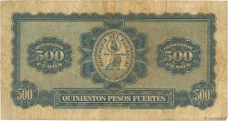 5 Guaranies sur 500 Pesos PARAGUAY  1943 P.174 BC