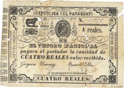 4 Reales PARAGUAY  1865 P.020 P