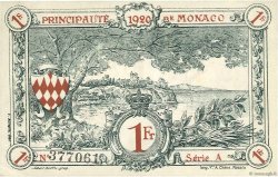 1 Franc MONACO  1920 P.05 VZ+